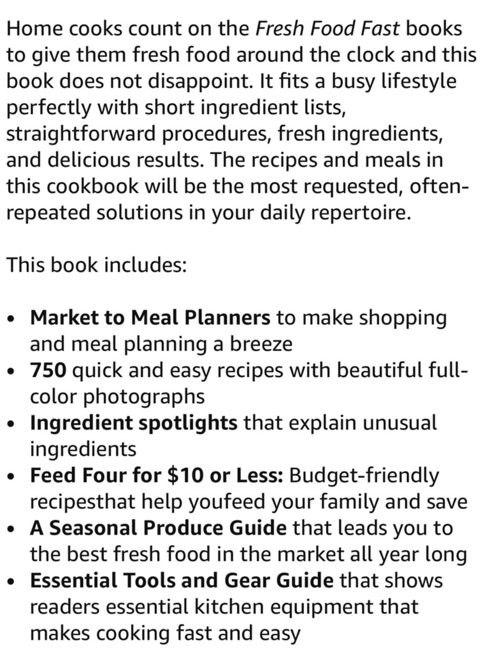 Fresh Food Fast Cookbook - Picture 7 of 7